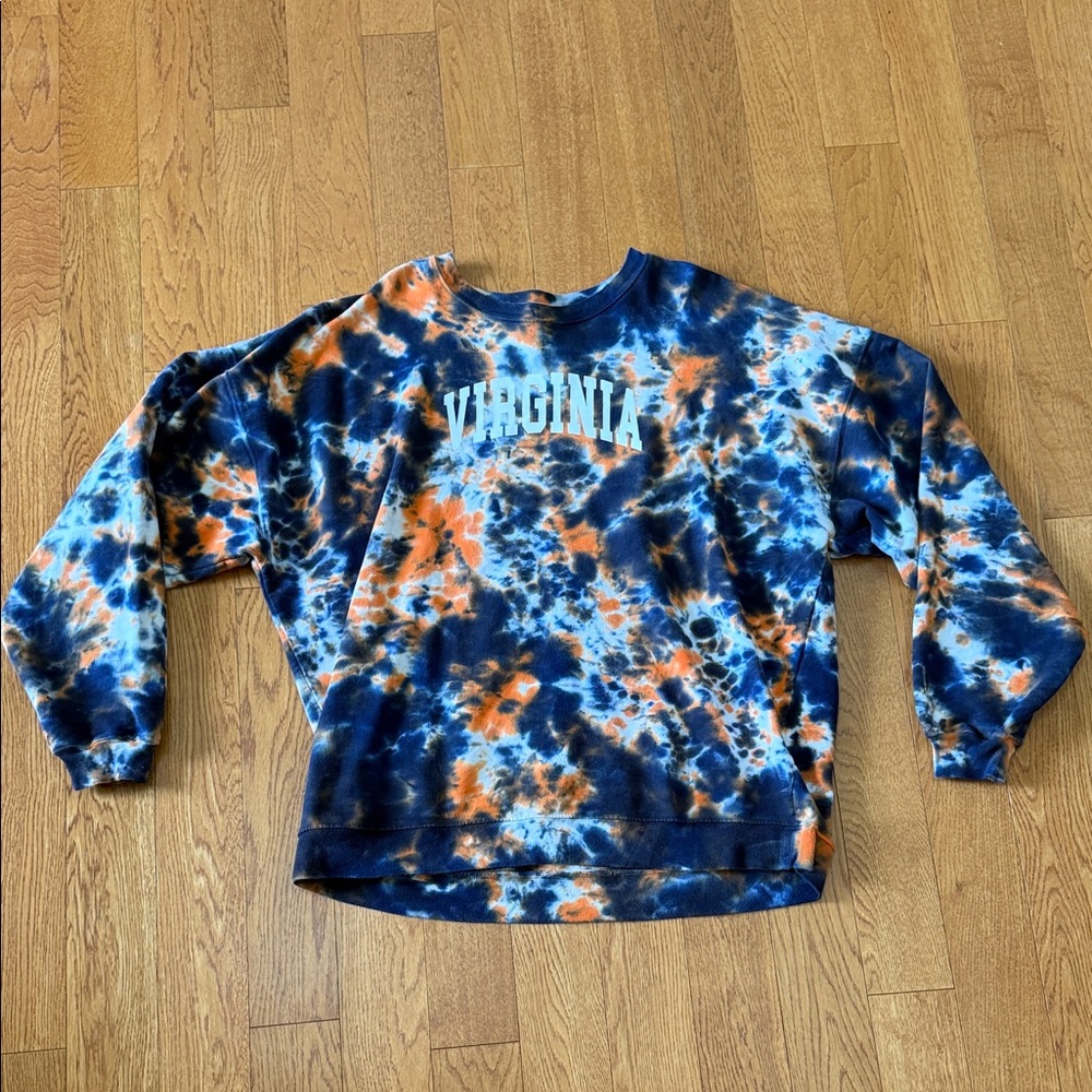 Vibrant Virginia Tie-Dye Sweatshirt